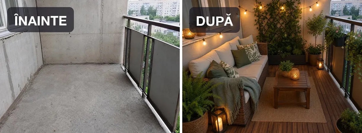 Cum să amenajezi un balcon mic la bloc