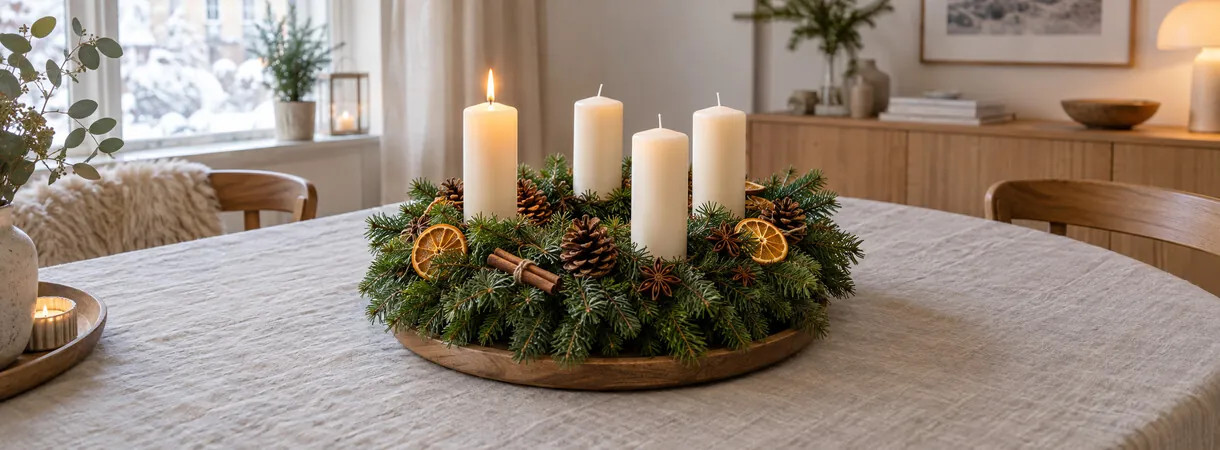 Coronița de Advent: cum o faci și cum aprinzi lumânările