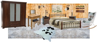 Dormitor in stil rustic