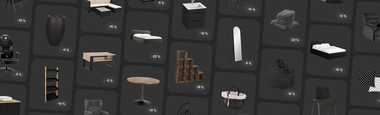 Economisește acum cumpărând mobilier de Black Friday