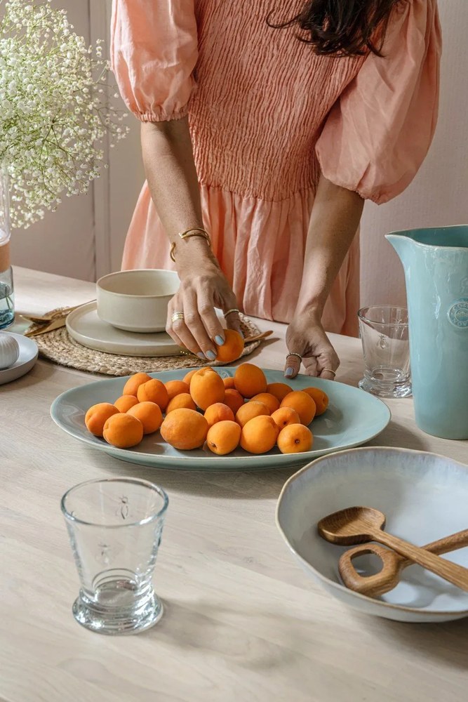 Farfurie pentru paste din gresie ceramică Costa Nova Brisa, ⌀ 23 cm, alb