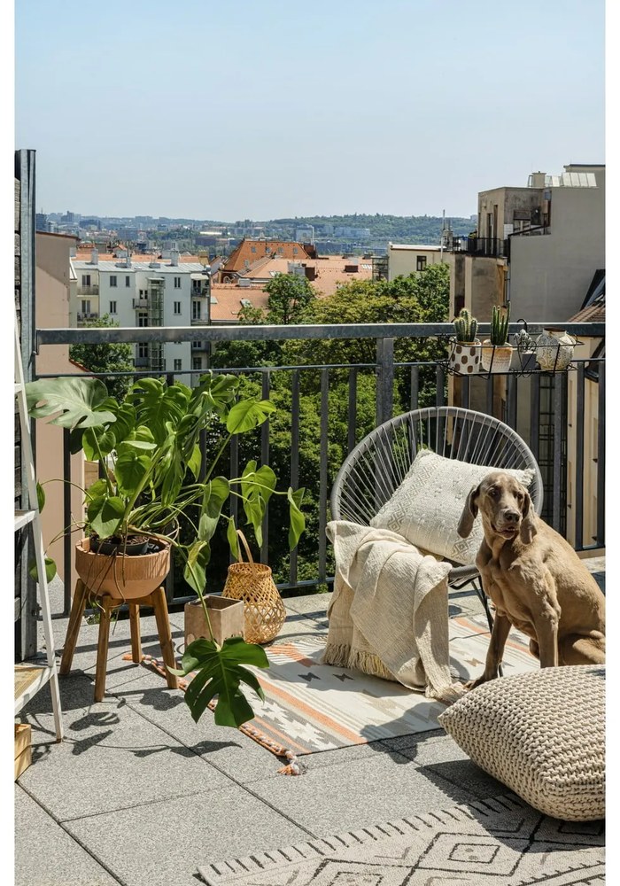 Puf pernă Bonami Essentials Knit, bej