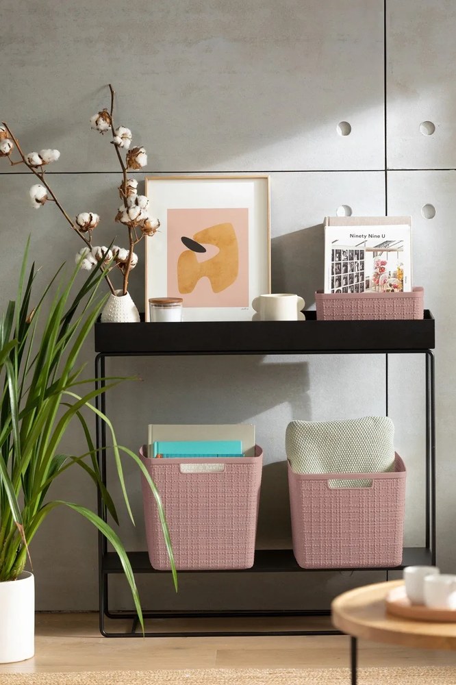 Coș de depozitare de depozitare din plastic Jute – Curver