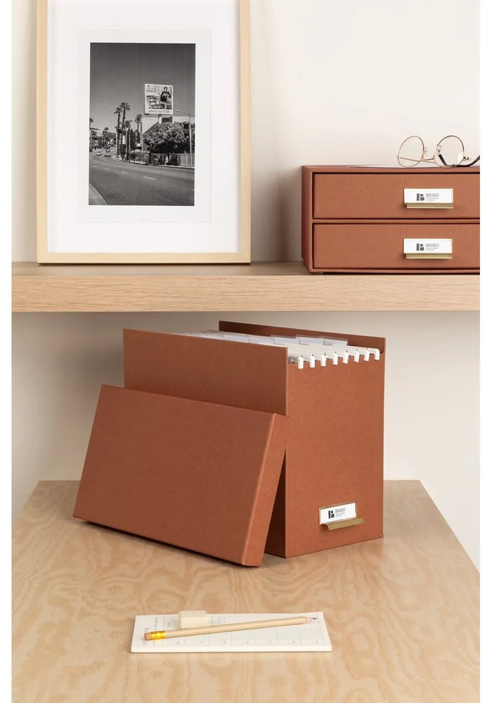 Organizator pentru documente din carton Johan Restore Paper Laminate – Bigso