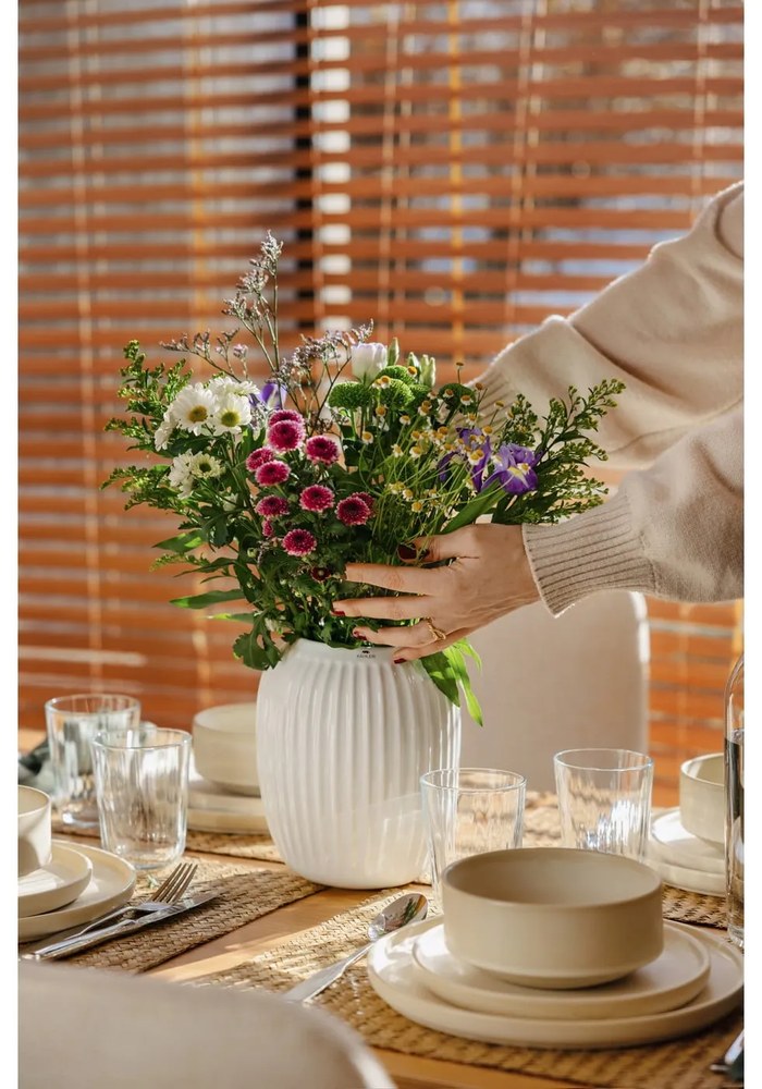 Set de 18 vase din gresie crem Bonami Selection Malia