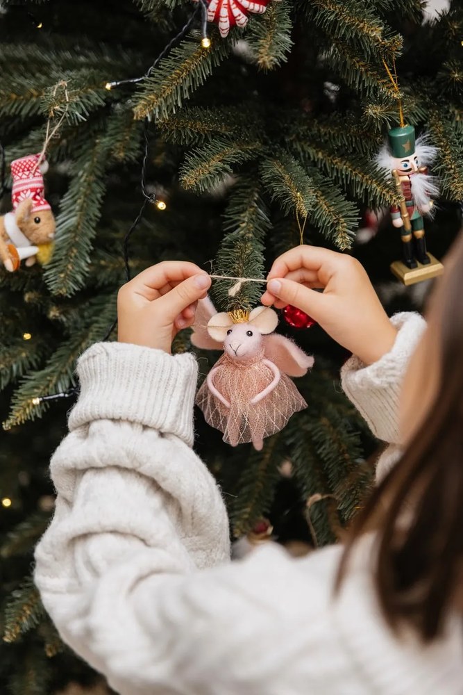 Ornament de Crăciun din sticlă 9 cm Candy – Bloomingville