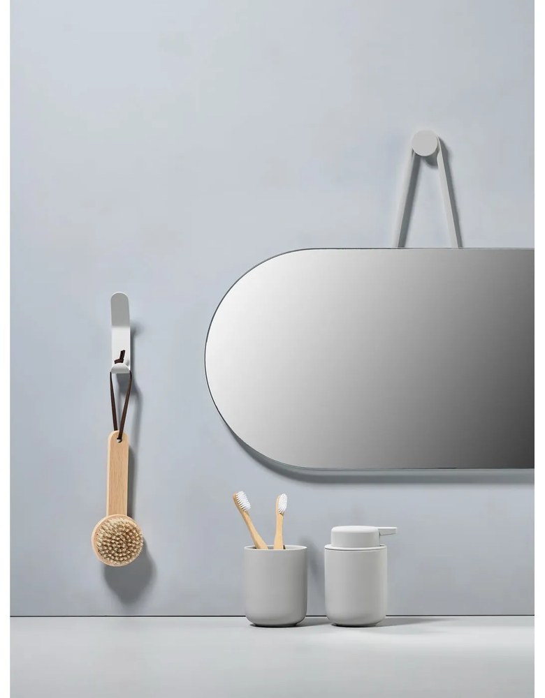 Dozator / dispenser săpun lichid Zone Soft Grey, 250 ml, gri deschis