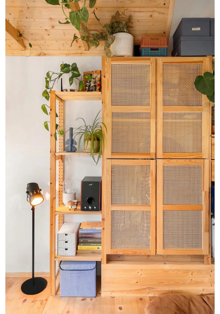 Cutie cu 3 sertare Bigso Box of Sweden Ingrid, alb-auriu