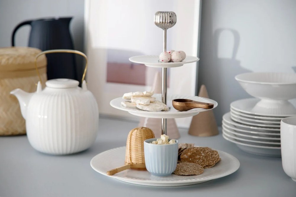 Ceainic din porțelan Kähler Design Hammershoi, 1,2 l, alb