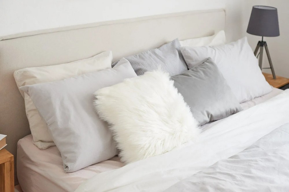 Față de pernă din in Linen Tales, 70 x 90 cm, gri deschis