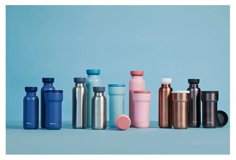 Sticlă gri închis din oțel inoxidabil 500 ml Titanium – Mepal