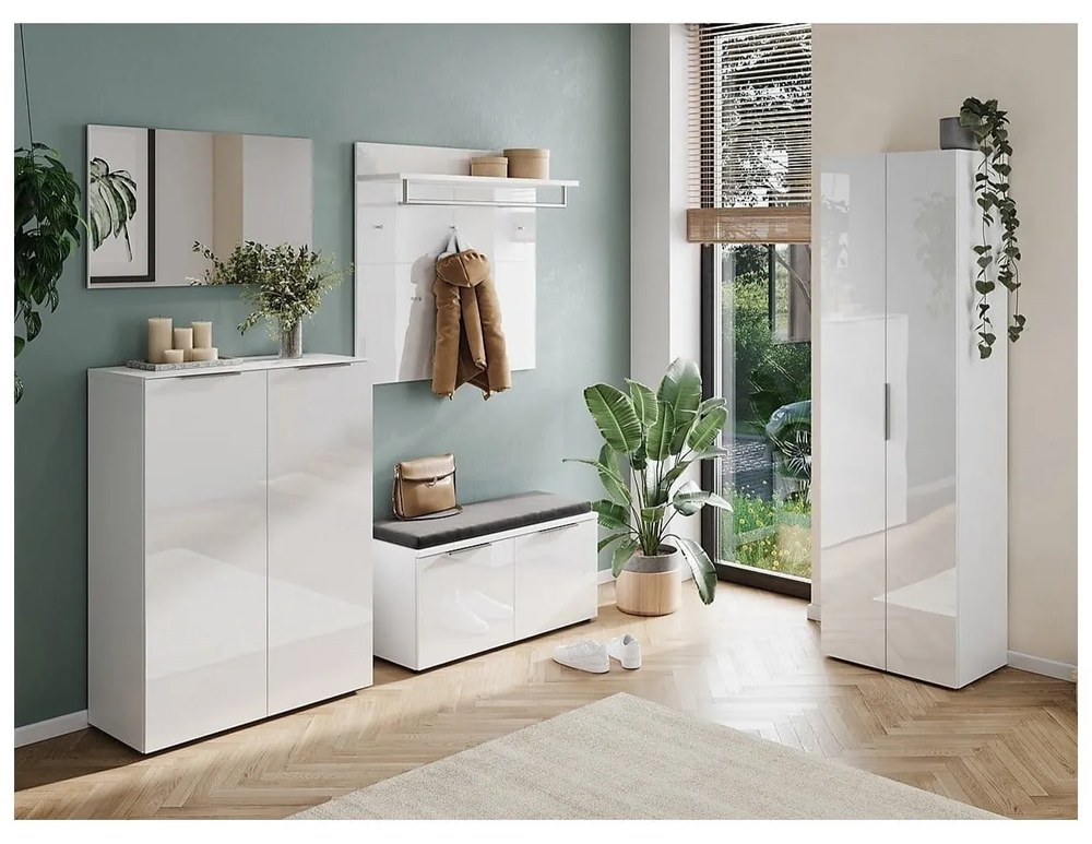 Șifonier alb 59x197 cm Genova – Germania