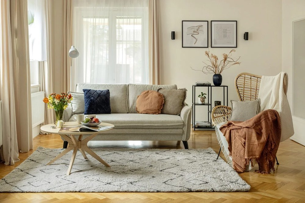 Canapea Miuform Charming Charlie, bej deschis