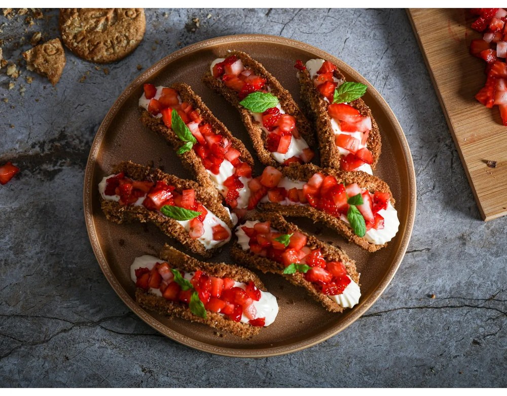 Set 12 vase din gresie Bonami Selection Malia, portocaliu cărămiziu