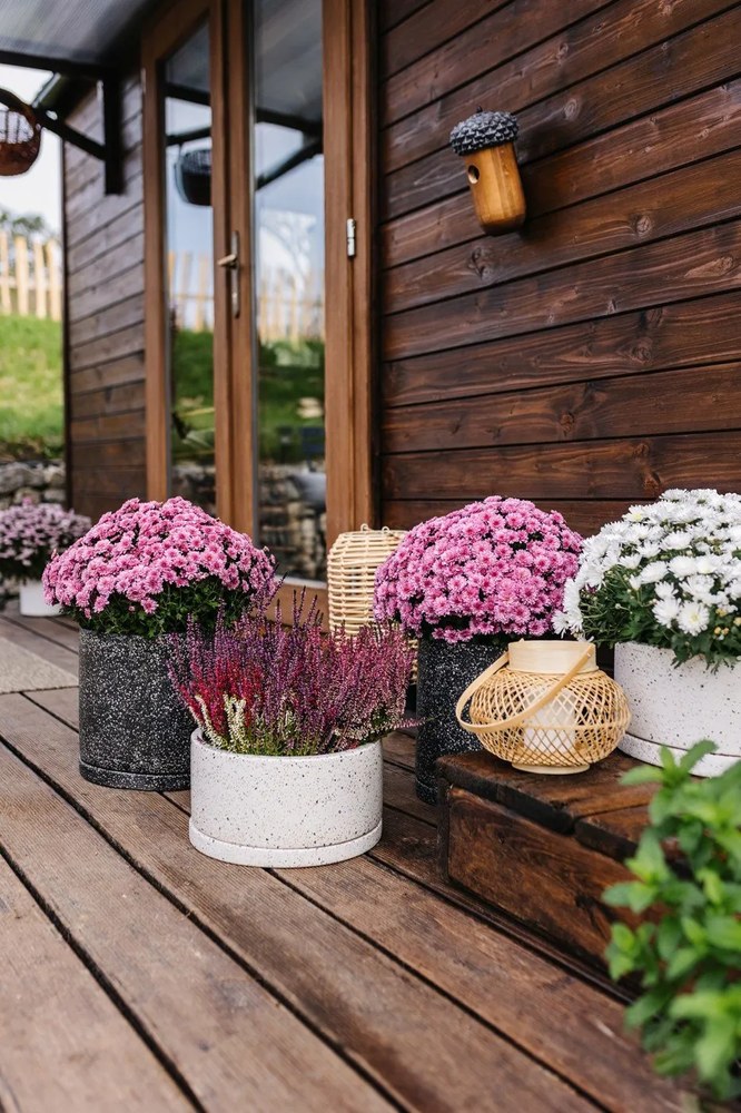 Ghiveci gri închis ø 34 cm Terrazzo - Bonami Selection