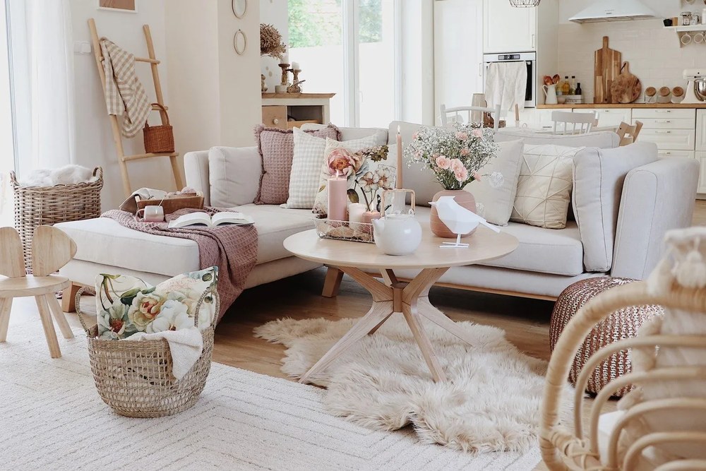 Set 2 coșuri din ratan House Nordic Indo