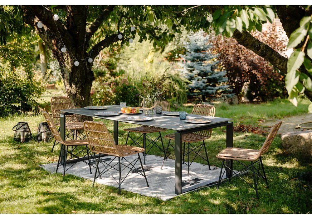 Masă de grădină gri 210 x 100 cm Strong - Bonami Selection