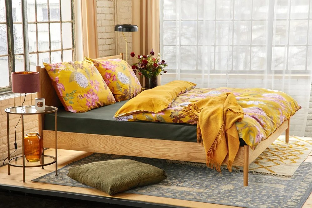 Măsuță auxiliară din alamă BePureHome Goddess, ⌀ 45,5 cm, culoarea bronzului