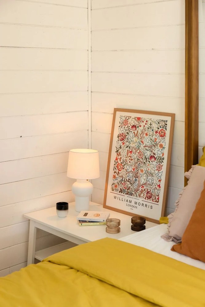 Față de pernă din in cu tiv plisat Linen Tales, 50 x 60 cm, maro deschis