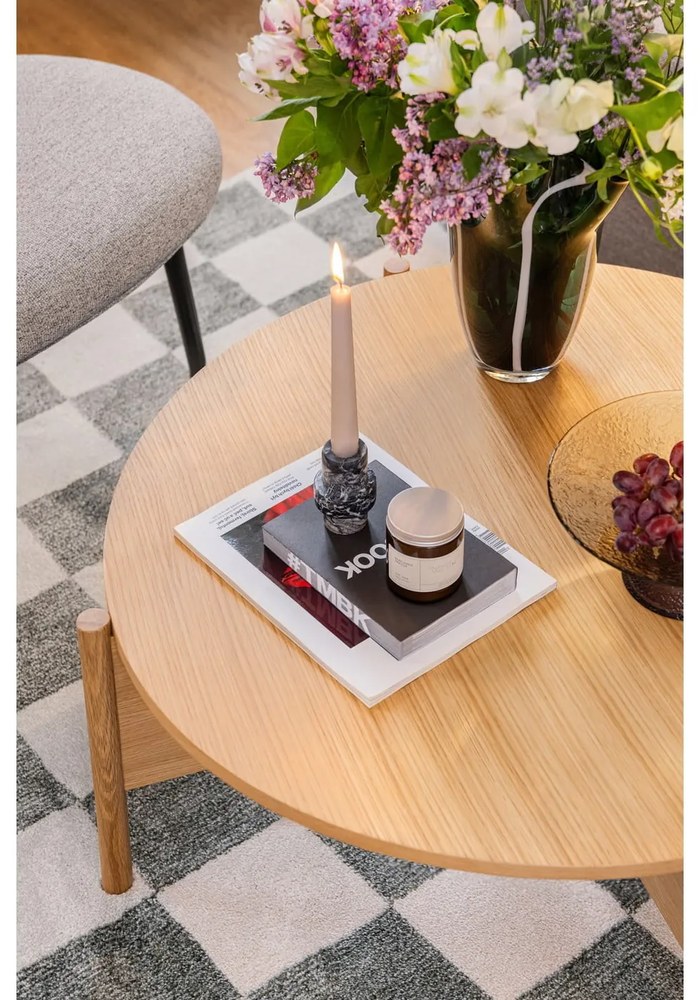 Bol verde/maro pentru fructe din sticlă ø 25 cm Bonbon – Hübsch