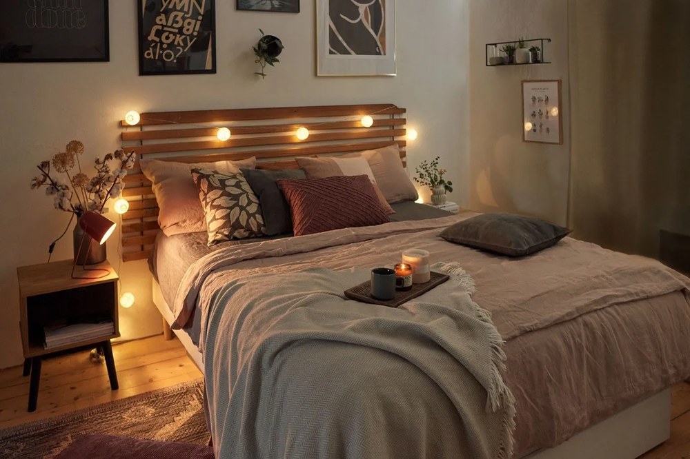 Cearșaf elastic din in Linen Tales, 180 x 200 cm, gri închis