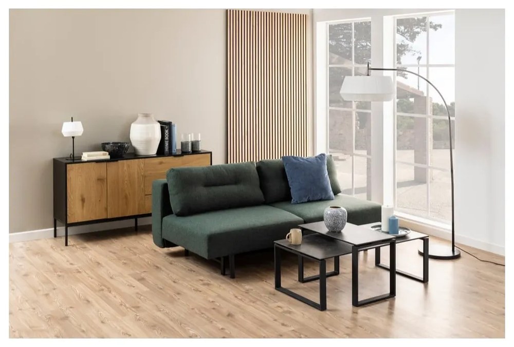 Set 2 mese de cafea cu blat din sticlă Actona Katrine