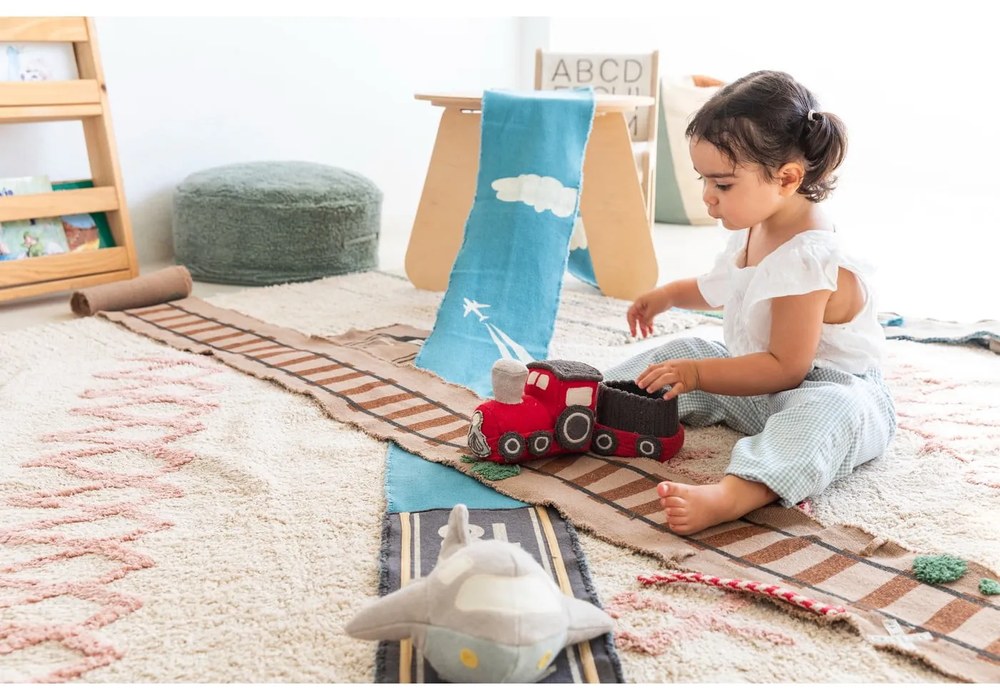 Taburet albastru Chill Vintage Blue – Lorena Canals