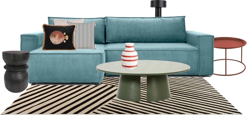 Măsuță de cafea Teulat Cep, ø 110 cm, verde