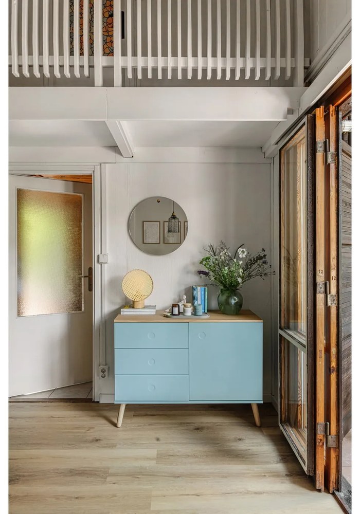 Vază din sticlă Hübsch Sole, înălțime 20 cm, verde