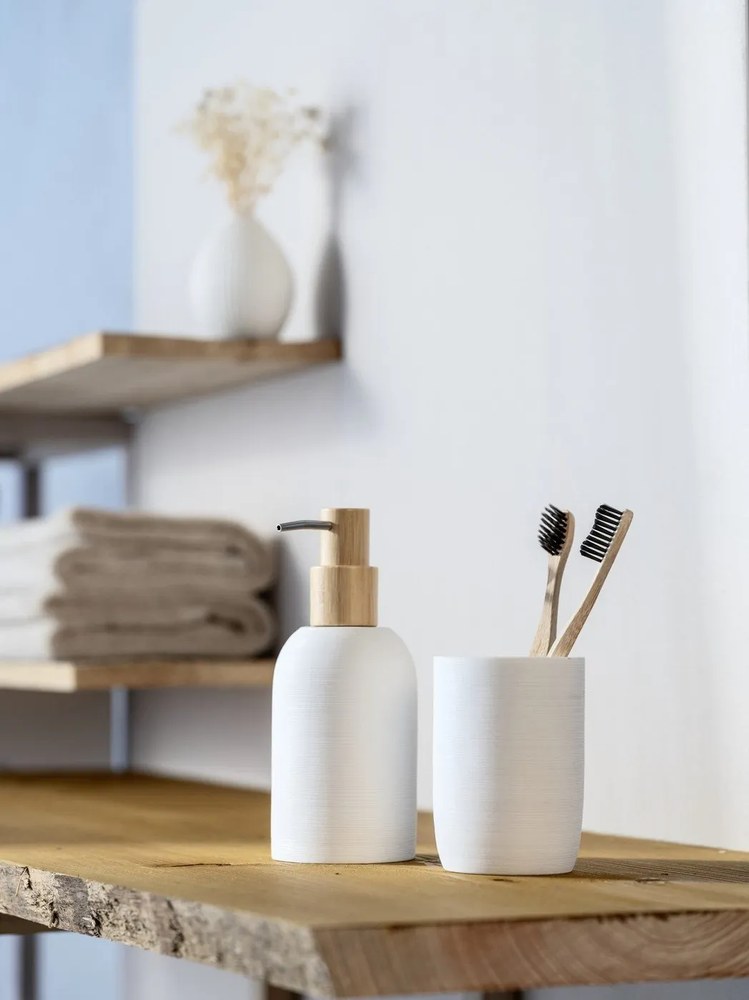 Dozator de săpun lichid alb din polirășină 250 ml Altavalle – Wenko