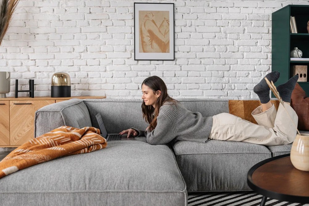 Modul de centru pentru canapea Bonami Selection Fairfield, gri deschis