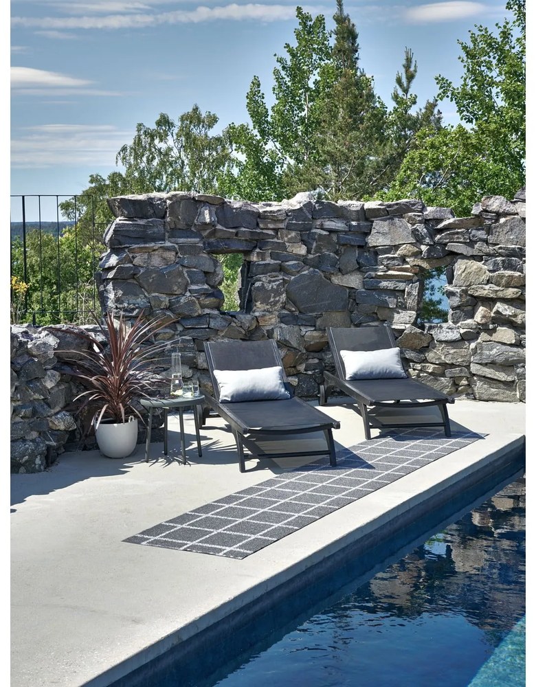 Pernă de grădină 38x58 cm Sunny Pale Turquoise – Pappelina