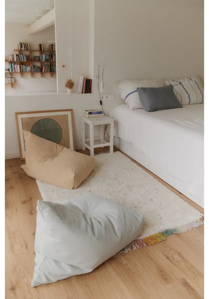 Covor pentru copii, crem, lavabil, țesut manual din bumbac 170x240 cm Stardust – Lorena Canals