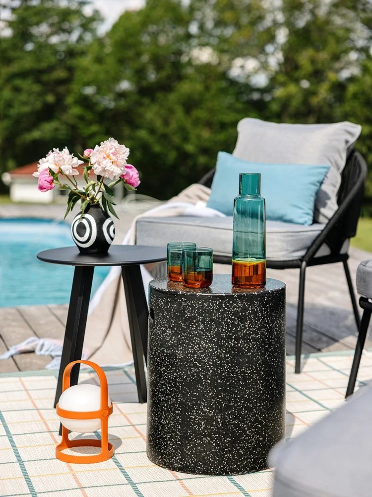 Fotoliu de grădină negru North - Bonami Selection