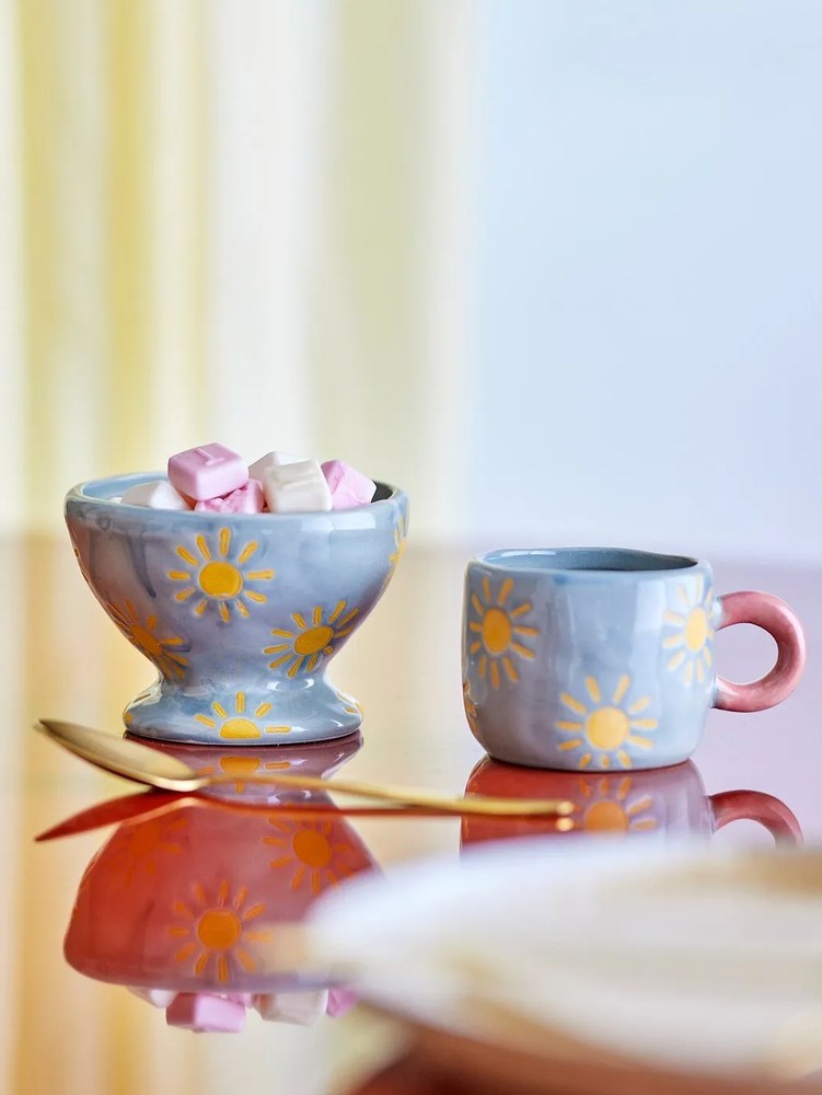 Bol pentru copii albastru deschis din ceramică ø 9 cm Nini – Bloomingville