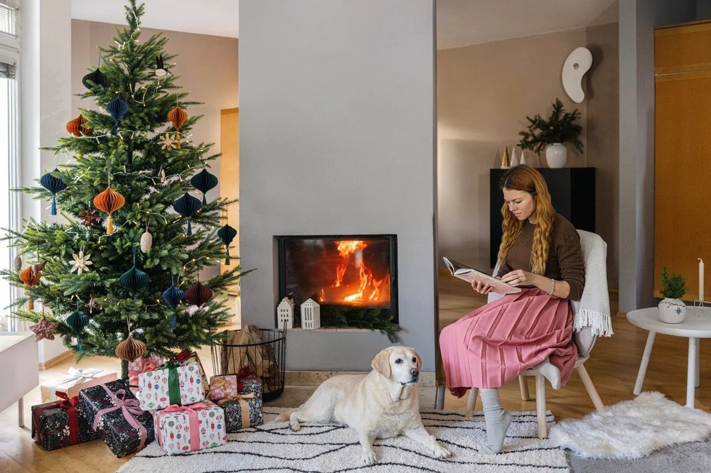 Blană de oaie House Nordic, 50 x 85 cm, alb