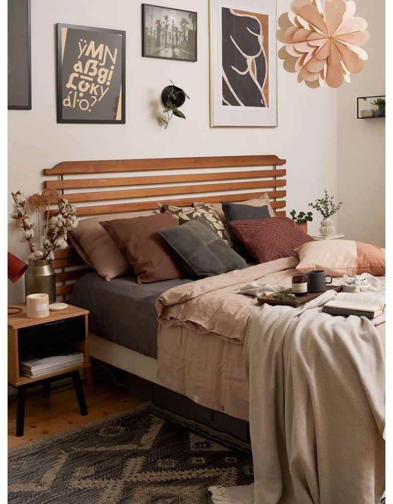 Vază din gresie ceramică Bloomingville Blossom, alb