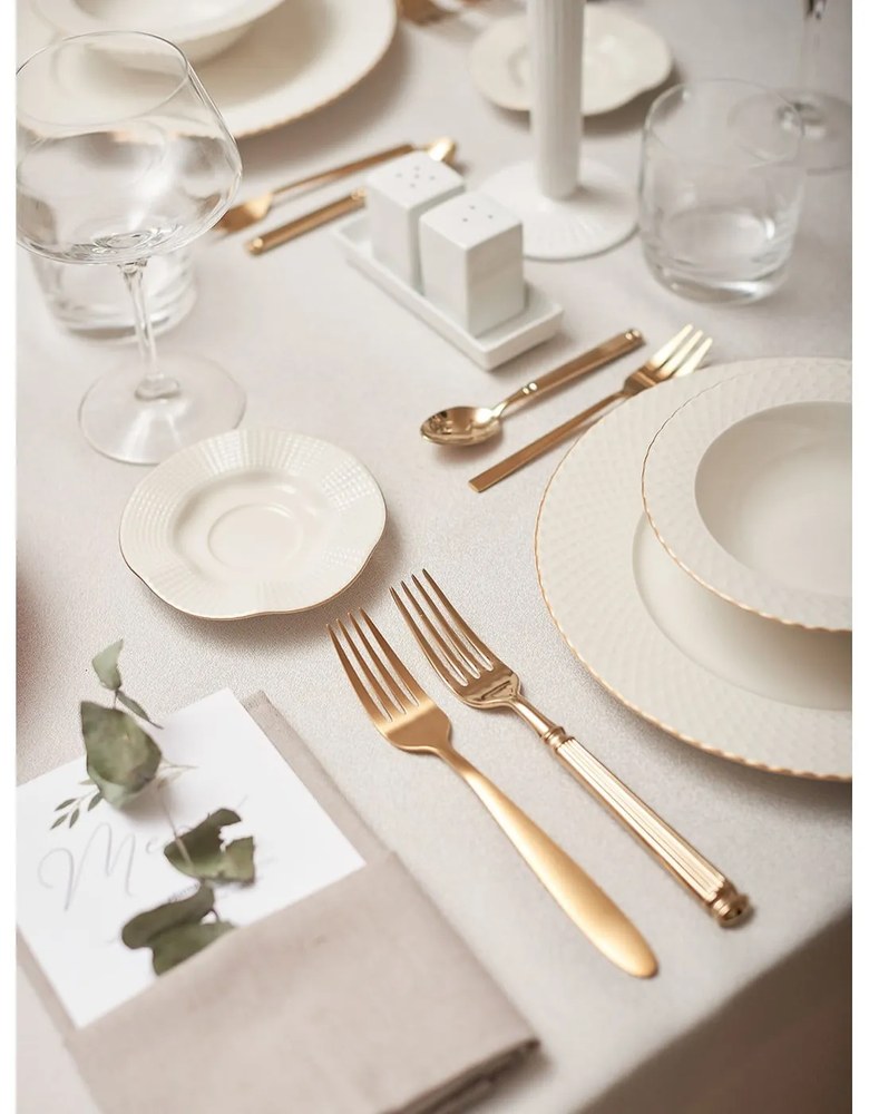 Set veselă 24 piese din porțelan Kutahya Galla