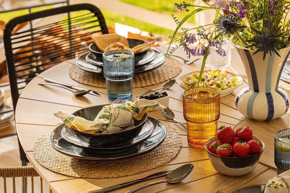 Bol din gresie ceramică Bloomingville Jules, ø 13 cm, multicolor