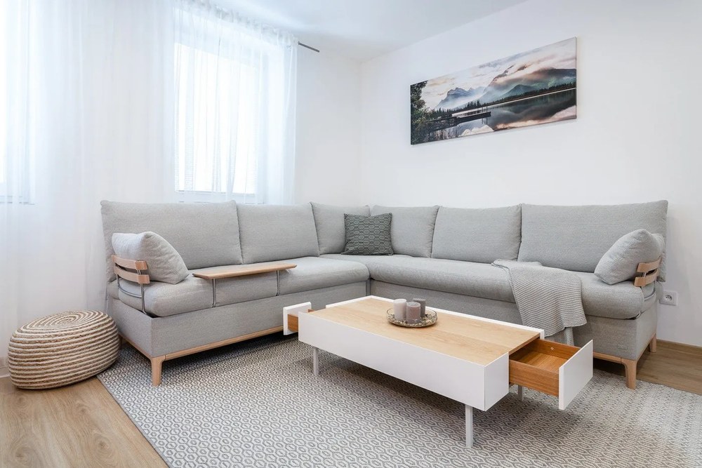 Măsuță de cafea Teulat Arista, alb