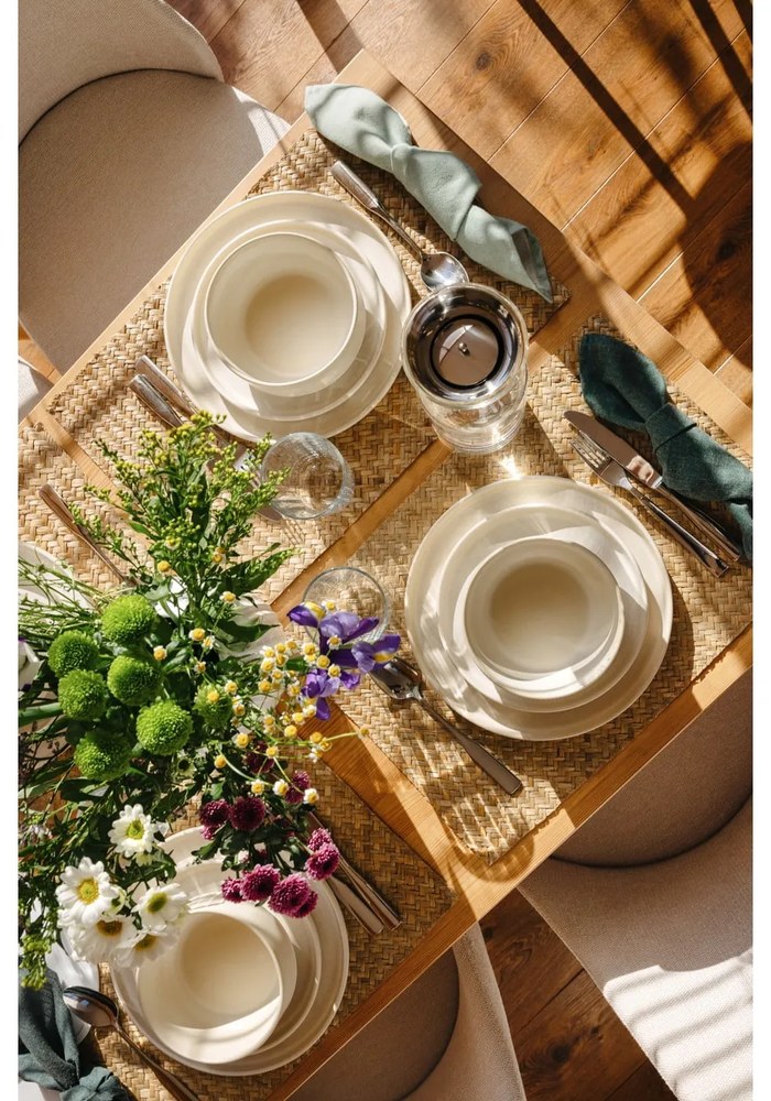 Set de 18 vase din gresie crem Bonami Selection Malia
