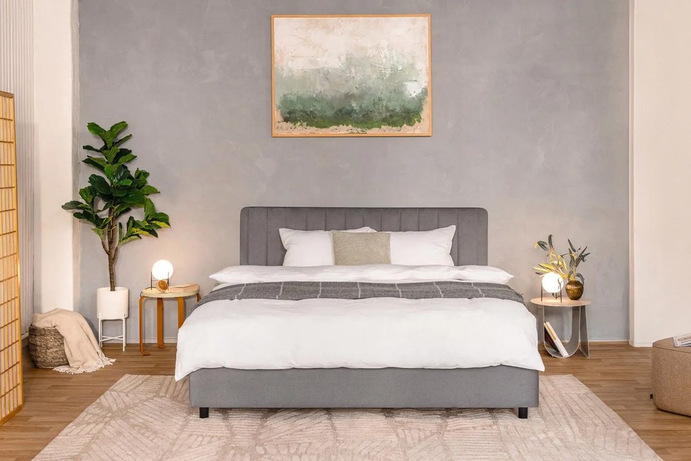 Taburet verde-portocaliu din lemn de frasin Smile - Hübsch