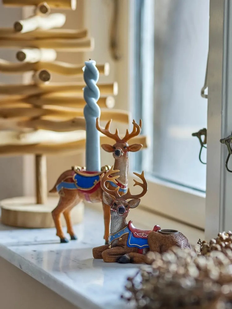 Sfeșnice 2 buc. din polirășină Glory – Bloomingville