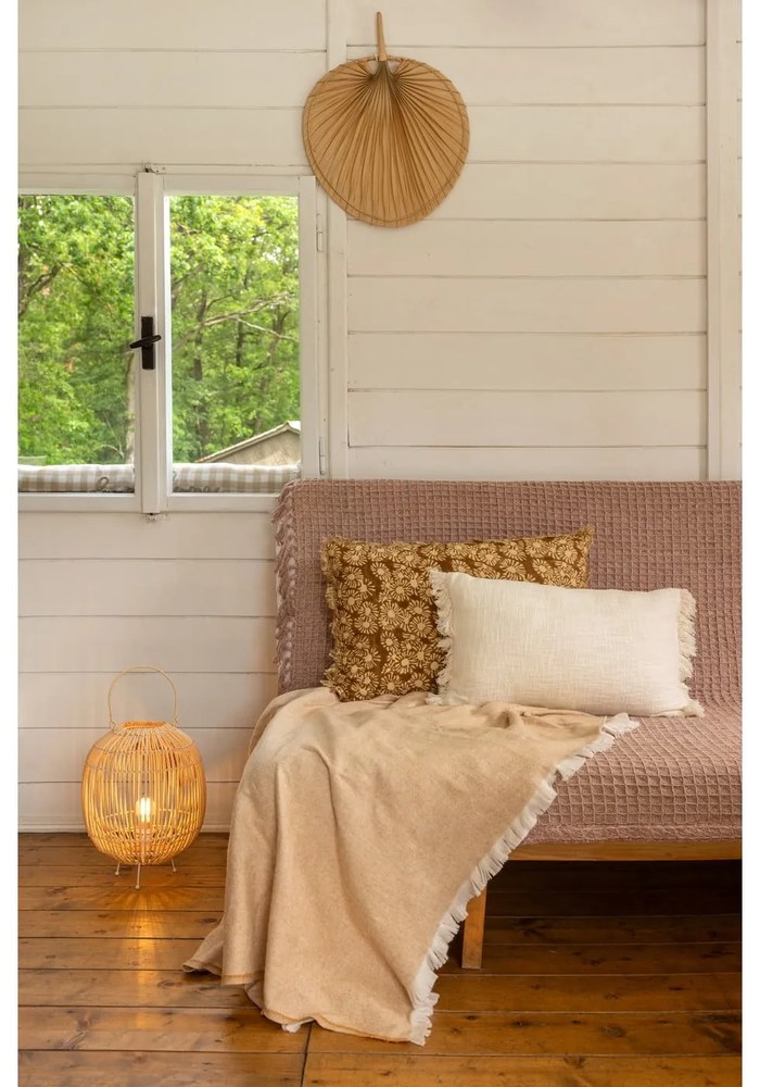 Pernă decorativă 50x30 cm Cotton Slub Solid - Tiseco Home Studio