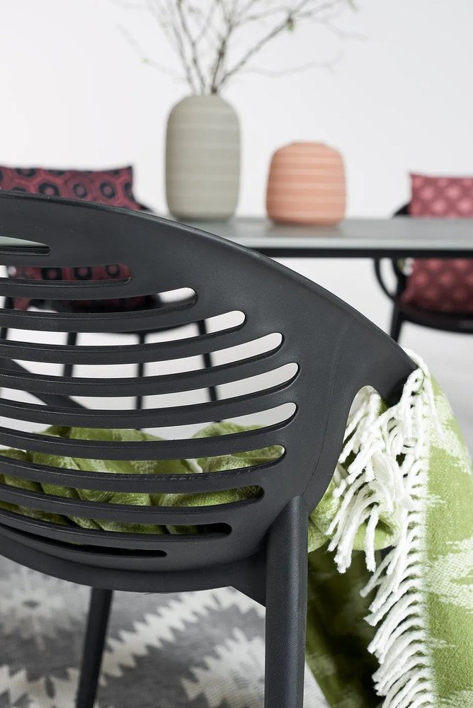 Masă de grădină gri 210 x 100 cm Strong - Bonami Selection