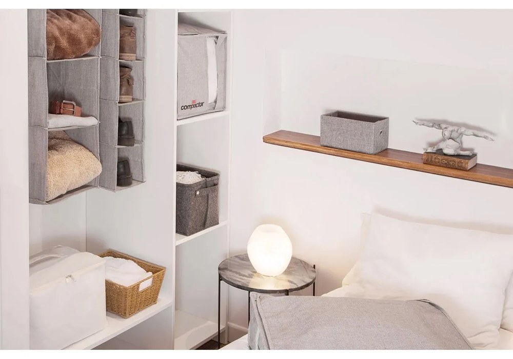 Organizator pentru șifonier de suspendat din material textil Oxford – Compactor