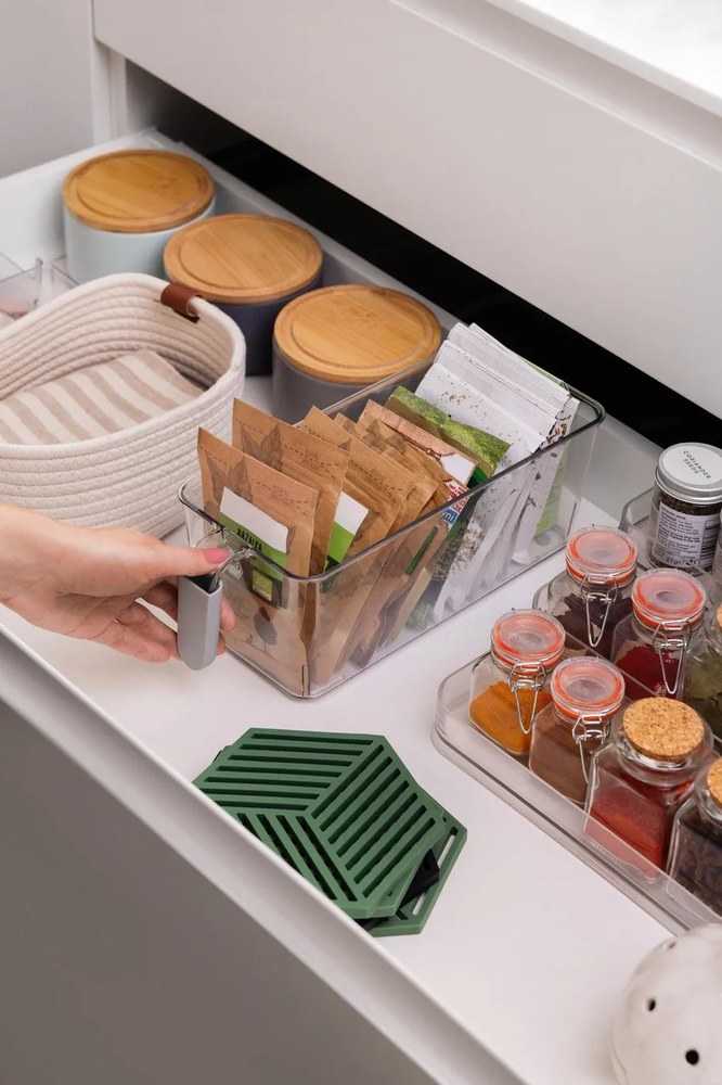 Organizator de frigider din plastic 31,5x13 cm – Casa De Engel