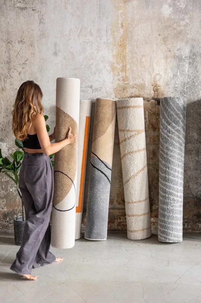 Covor portocaliu/crem 160x230 cm Linea – Bonami Selection