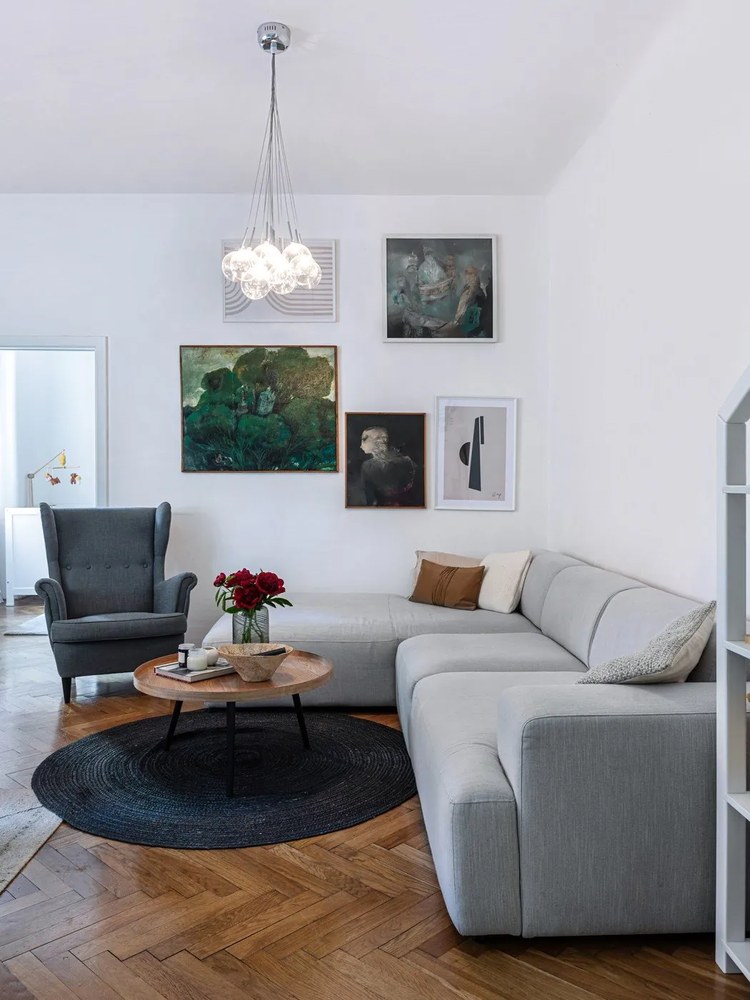 Măsuță de cafea / auxiliară WOOOD Mesa, ø 78 cm, natural