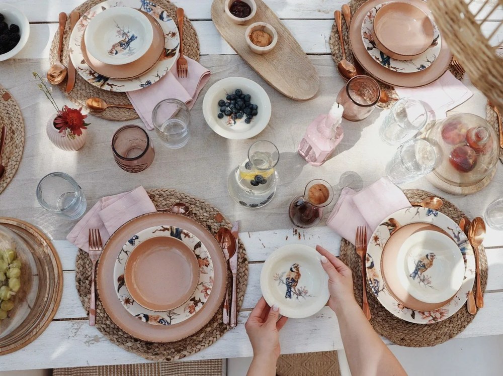 Suport farfurie din iută Södahl, ø 35 cm, natural